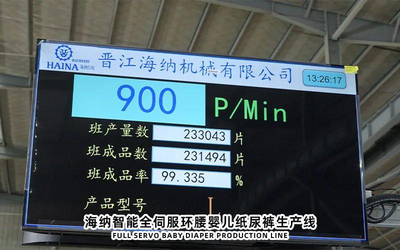 纸尿裤生产线采购预算指南现场参考图2